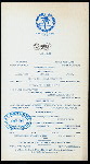 DINNER [held by] ROYAL PALM HOTEL [at] "MIAMI BAY BISCAYNE,FLA." (HOTEL)