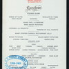 LUNCHEON [held by] ALCAZAR HOTEL [at] "ST. AUGUSTINE,FLA." (HOTEL)