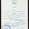 DINNER [held by] ROYAL PALM HOTEL [at] "MIAMI BAY BISCAYNE,FLA." (HOTEL)