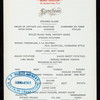 LUNCHEON [held by] ALCAZAR HOTEL [at] "ST. AUGUSTINE,FLA." (HOTEL)