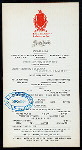 LUNCHEON [held by] ALCAZAR HOTEL [at] "ST. AUGUSTINE,FLA." (HOTEL)