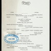 DINNER [held by] ALCAZAR HOTEL [at] "ST. AUGUSTINE,FLA." (HOTEL)