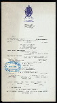 DINNER [held by] ALCAZAR HOTEL [at] "ST. AUGUSTINE,FLA." (HOTEL)