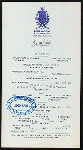 LUNCHEON [held by] ALCAZAR HOTEL [at] "ST. AUGUSTINE,FLA." (HOTEL)