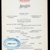 LUNCHEON [held by] ALCAZAR HOTEL [at] "ST. AUGUSTINE, FL" (HOTEL;)