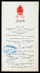 LUNCHEON [held by] ALCAZAR HOTEL [at] "ST. AUGUSTINE, FL" (HOTEL;)