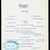 DINNER [held by] ROYAL PALM HOTEL [at] "MIAMI BISCAYNE BAY, FL" (HOTEL;)
