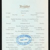BREAKFAST [held by] ROYAL VICTORIA HOTEL [at] "NASSAU, BAHAMAS" (HOTEL;)