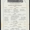 BREAKFAST [held by] ROYAL VICTORIA HOTEL [at] "NASSAU, BAHAMAS" (HOTEL;)
