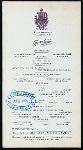 LUNCHEON [held by] ALCAZAR HOTEL [at] "ST. AUGUSTINE, FL" (HOTEL;)