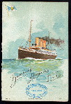 HAUPTMAHLZEIT [held by] HAMBURG-AMERIKA LINIE [at] "SCHNELLDAMPFER ""AUGUSTE VICTORIA""" (SS;)