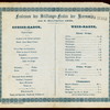 DINNER MENU[SPEISE-KARTE] [held by] STIFTUNGS-FESTES DER HARMONIA [at] "[NEW YORK, NY?]" (FOREIGN)
