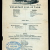 BREAKFAST & DINNER MENU [held by] TREMONT HOUSE [at]  WASHINGTON, D.C. (HOTEL)