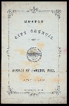 DINNER AT FANEUIL HALL [held by] CITY COUNCIL [at] "BOSTON, MA" (HALL.)