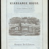 DAILY BREAKFAST & DINNER MENU [held by] KIARSARGE HOUSE [at] "NORTH CONWAY, NH" (HOTEL)