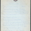 DINNER [held by] KING KARL AND QUEEN OLGA OF WURTEMBERG [at] [?] ([?])