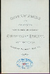 112 ANNIVERSARY BANQUET [held by] CHAMBER OF COMMERCE NY STATE [at] DELMONICO'S (RESTAURANT;)