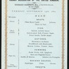 DINNER [held by] LIBRARY ASSOCIATION OF THE UNITED KINGDOM [at] REST. (REST;)