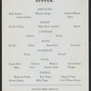 SUPPER [held by] THE ARLINGTON [at]  (HOTEL)