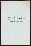 DINNER [held by] THE ARLINGTON [at]  (HOTEL)