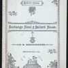 DINNER [held by] EXCHANGE HOTEL AND BALLARD HOUSE [at] "RICHMOND, VA" (HOTEL)