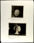 Topeng - mask of Tjandra Kirana; Model for a bridal headdress, Mankungaran, Surakarta