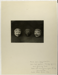 Masks from Jogjakarta (from left)