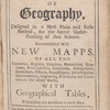A new systeme of geography...
