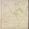 General chart of the globe, shewing the course of the Gulph Stream....