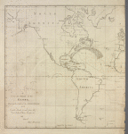 General chart of the globe, shewing the course of the Gulph Stream....