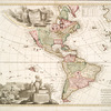 Americae tam septentrionalis quam meridionalis in mappa geographica delineatio ....