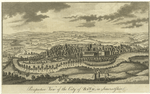 Perspective view of the city of Bath, in Somersetshire.