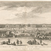 Vue des écuries de Versailles prise de la seconde grille cette vue est l'opposée de la précédente.