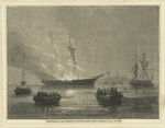 Destruction of His Majesty's schooner Gaspee, near Providence, R.I.,  in 1772.