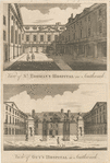 View of St. Thomas's Hospital in Southwark ; View of Guy's Hospital in Southwark.