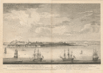 A view of the city of Quebec, the capital of Canada, taken partly from Point des Peres, and partly on board the Vanguard Man of War, by Captain Hervey Smyth.