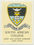 South African College, High and Junior Schools, Cape Town.