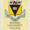 Rhodes University College, Grahamstown, C.P.