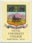 Natal University College, Maritzburg, Natal.