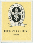 Hilton College, Natal.