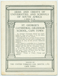 St. George's Cathedral Grammar School, Cape Town.
