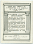 Kingswood College, Grahamstown, C.P.