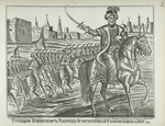 Turetskii Imperator Makhmud 2-i osmatrivaet svoi voiska 1829 goda.