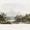 Aussicht auf den Delaware bei Bordentown. Vue du Delaware prés de Bordentown. View of the Delaware near Bordentown.