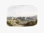 Ansicht von Bethlehem (Pennsylvanien).  Vue de Bethléhem (Pennsylvanie). View of Bethlehem (Pennsylvania).