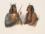 Noápeh, Assiniboin Indianer. Noápeh, Indien Assiniboin.  Noápeh, an Assiniboin Indian; Psíhdjä-Sáhpa, Yanktonan  Indianer. Psíhdjä-Sáhpa, Indien Yanktonan. Psíhdjä-Sáhpa, a Yanktonan Indian.