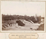 Vodopad Kivach, na reke Sune, v 70-ti ver. ot g. Petrozavodska. Obshchii vid na vodopad
