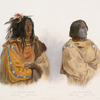 Mehkskeme-Sukahs, Blackfoot-chef. Mehkskeme-Sukahs, Chef des Pieds-noirs. Mehkskeme-Sukahs, Blackfoot-chief;  Tatsicki-Stomick, Piekann-chef. Tatsicki-Stomick, Chef des Piekanns. Tatsicki-Stomick, Piekann chief.