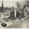 Single portable plant mixing materil for Warrenite road at Lake Forest Park King County, Wash. - 1 1/2 miles long.