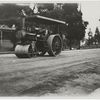 Petrolithic Tamping Roller working in Asphaltic Gracel Construction. Whittier, Cal.